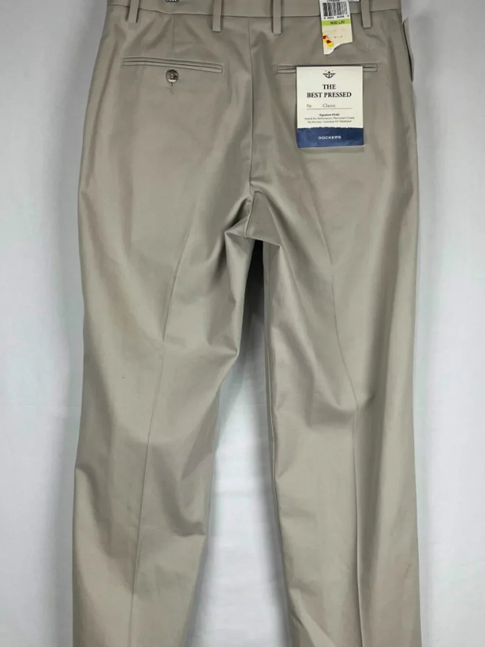 EUC Dockers Signature Khaki Pants Mens Beige The Best Pressed Classic Fit 30x30